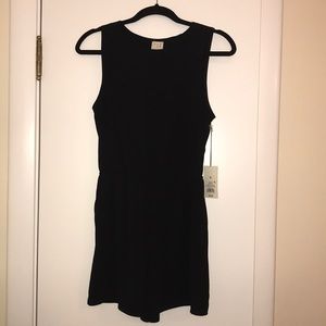 Dressy Black Romper with pockets - NWT